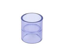 Supkan onnecteur Direct en PVC Bleu Transparent, 1/2/5 pièces, 20-160 mm, for Tuyau UPVC, Aquarium, Jardin, Irrigation, Joints de Tuyau d'eau(Inner Dia 50mm,2Pcs)