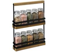 5five Lot de 10 pots à épices Simply Smart Black Wood 30 cm Naturel