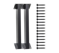 Support à 45 degrés for Pergola, paquet de 2 supports d'angle en métal for cadre en bois, support d'abri extérieur for clôture de jardin de Patio