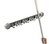 Support à balai - Ventouse antirouille robuste | Porte-outils de nettoyage domestique - Pour maison, bureau, appartement, chambre, salon, salle de bain