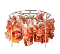 Support à brochettes Air Fryer et grill, Cuisson uniforme 360° résistant à la chaleur rond, Grille barbecue pour kebabs, pour barbecue extérieur, grillades, cuisson, camping, kebabs, viandes et