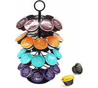 Support à Capsules à Café Distributeur Capsules Présentoir Rotatif pour 36 Capsules, Supports Rangement Porte Dosettes Dolce Gusto,