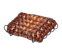 Support À Côtes 4 Emplacements Pratique Grand Support Vertical Pour Grill | Accessoires De Cuisson Au Gril Et Au Barbecue Pour La Maison, Le Pique-Nique, Le Barbecue, L'Extérieur, Le Camping, Le J