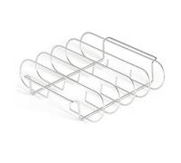 Support À Côtes Levées En Acier Inoxydable - Grand Gril Vertical En Acier I | Support de rôtissage de viande de côtes, pour la cuisine à domicile, pique-nique, Barbecue, fête en plein air
