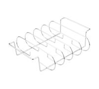 Support à côtes | Support à steak | Accessoires de barbecue | Passe au lave-vaisselle | Grilles de cuisson en acier au carbone | Pour se reposer et cuisiner pour barbecue, cuisine, extérieur, camping