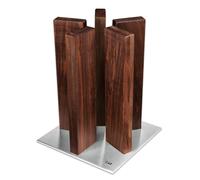 Support à couteau magnétique STONEHENGE 10, acier inoxidable / bois de noyer, KAI
