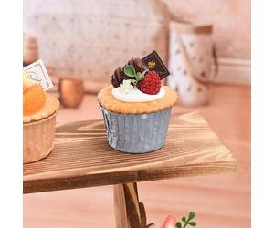 Support à cupcake Présentoir à cupcakes en bois contremarches en bois rustiques pour objets de collection auto rangement