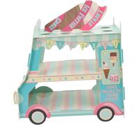 Support à cupcakes - Présentoir à gâteaux - Décoration de fête - Conception créative pour chariot à glaces - 37 x 34 x 20 cm - Disponible en plusieurs couleurs