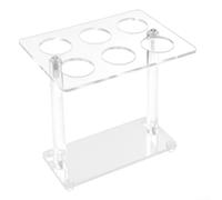 Support à dessert en acrylique à 6 emplacements pour cornets de glace et pâtisseries Convient pour les centres de table lors de fonctions sociales
