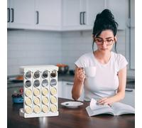 Support à dosettes Capacité 50 Unités Présentoir Comptoir Innovant Gain De