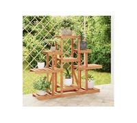 vidaXL Pied à fleurs 110x25x96 cm bois massif sapin