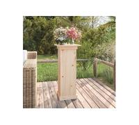 vidaXL Présentoir à fleurs 40x40x90 cm bois de pin massif