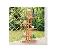 vidaXL Présentoir à fleurs 75x25x140,5 cm en bois massif de sapin