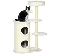 Support à fleurs à 3 niveaux - Étagère à plantes - Pot à fleurs - Étagère à fleurs en escalier - Jardinière - Bleu et blanc - PVC durable