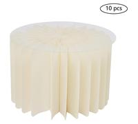 Support à fleurs pliable en carton - Colonne cylindrique pour fleurs - Décoration de table décorative - Idéal pour les mariages, les fêtes d'anniversaire et les fêtes de Noël