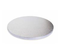 Support À Gâteau Épais Rond Argenté