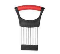 Support à oignons - Stabilisation alimentaire de précision, guide de coupe de 14 cm avec acier inoxydable, multi-ingrédients, dispositif de tranchage, outil de préparation de cuisine pour des boutures