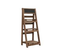 vidaXL Support pour pots de fleurs en pin 3 niveaux avec tableau noir 40x30x90 cm