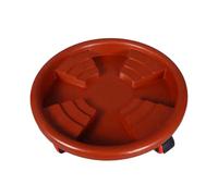 Support à Plantes à roulettes, Soucoupe Ronde à roulettes, Support à Plantes Roulant, Plateau Roulant pour Plantes, Diamètre extérieur 40 cm