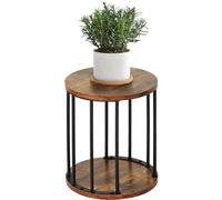 Support à plantes rond en métal Azomor de 35 cm, pour usage intérieur et extérieur