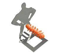 Support à saucisses pour barbecue - Grille à rôtir de viande musculaire, support de 14 cm avec cadre de cuisson, accessoire de barbecue fantaisie, barbecue de dessin animé, outil de présentation des