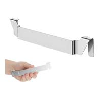 Support à Spatules Barbecue en Acier Inoxydable Argenté | Rebord Latéral, Surface Lisse, Accessoires pour Plaque de Cuisson, Camping et Grillades