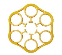 Support à œufs pour ébullition - Support instantané pour œufs durs - Support pour œufs durs - Bonne prise en main - Support pour œufs à la vapeur - Plateau en silicone de qualité alimentaire pour les
