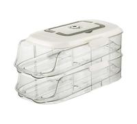 Support à œufs pour réfrigérateur à roulage automatique transparent | Porte-œufs pour réfrigérateur, comptoir, bureau, congélateur, cuisine, restaurant