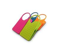 Support à verre pour table pince géante jaune