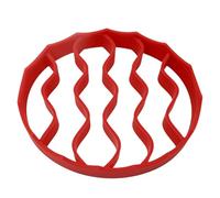 Support à viande pour rôtir - Résistant à la chaleur | Friteuse à air comprimé en silicone | Accessoires de rôtissage pratiques pour poisson et légumes, support de plat antiadhésif, compatible avec le