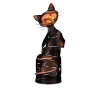 Support à vin pour décoration de chat - Présentoir à vin pour bouteille de table ferestanding, présentoir à vin de sculpture en métal à thème animal | Présentoir de table de bar pour salon, pub