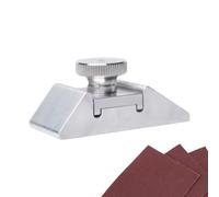 Support Abrasif Clip De Meulage Ponceuse manuelle porte-outil en | Clip pour Bloc de Ponçage Pour Applications Maison Garage Travail Cuir Bois Métal Surfaces Plates Et