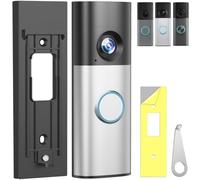 Support adhésif sans perçage pour sonnette à batterie Ring 2026/Plus/Pro et sonnette filaire/Pro/Plus, caméra vidéo sans fil, accessoires pour appartements, bureaux, maisons