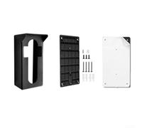 Support antivol pour sonnette Blink - Installation sans perforation - Support sécurisé avec câble pour accès - Plastique noir