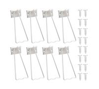 Support Arrière pour Cadre Photo Mural en Fer, Chevalet Stable | Surface Polie, Bords Arrondis, Installation Facile, pour Cadres Photo, Lot de Supports Arrière