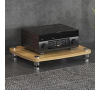 Support Audio, étagère de Jeu, étagère d'angle for Support Multimédia AV | Étagère Dvd, Support de Divertissement, Tour Audio, Support for Lecteur de Disque, for la Vie(Walnut,60x48x10cm)