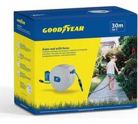 Support automatique pour tuyau d'arrosage de 30 m, pivotant à 180°