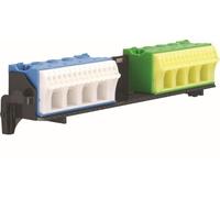 Support avec 2 x 18 bornes PE/N, QuickConnect HAGER FZ382