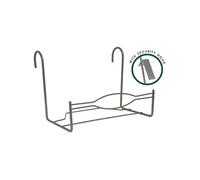 Support Balcon Large - GARDEN ID - 35 x 18 cm Anthracite - Crochets Sécurisés - Dimensions Pratiques - Robuste