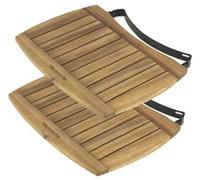 Support barbecue BIG GREEN EGG latérales acacia XL