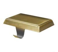 Support Bas de Noël Mantel Acier Argenté Support Bas de Noël(gold) | Acier inoxydable pour premium, finition argentée élégante, résistant à la rouille, design intemporel, pour intérieur