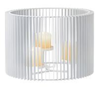 Support bougie pilier CIRCUS 32 cm, blanc, acier, Philippi
