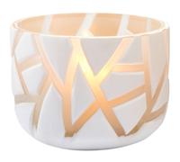Support bougie pilier VAL 15 cm, blanc, verre, Philippi