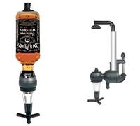 Infactory Support mobile de bar 1 bouteille avec doseur