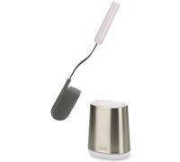 Support brosse à toilette FLEX LITE 70561, blanc / argent, silicone, Joseph Joseph
