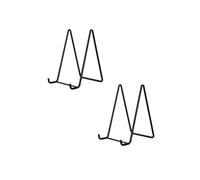 Support Cadre Photo,2 Pièces Support Livre,Support Assiette Decorative,Chevalet Presentoir Cadre Photo Livre de Table pour Albums Livres Chevalet Photo Travail Artisanal Artistique