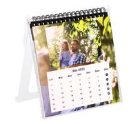 Support calendrier MBTECH de bureau "Peel & Stick" - Collection Photo & Création - Pour 13 photos 15x15cm