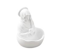 Support catholique élégant de Notre-Dame Vierge Marie | Sculpture sacrée baptême communion étagère table nappe décoration de maison