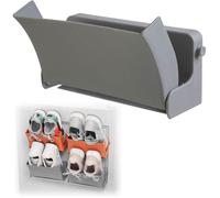 Support Chaussure Mural Pliable étagères, rangement chaussures pliable mural, cintre à couloir et couloir, gris