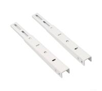 Support Climatiseur Pliable Acier 365x450mm pour robuste Support | Acier épais, finition époxy blanche, anti-corrosion, pour unités résidentielles, montage sécurisé(450*500*1.5mm)